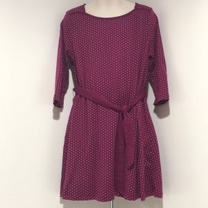 GapKids Size S Burgundy Polka Dot Dress